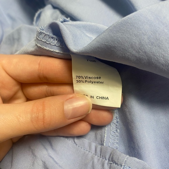 Kirundo Women’s Light Blue Maxi Dress with Smocked Bodice - Picture 6 of 8